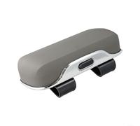 Custodia compatta per occhiali da sole in ABS (grigio) | Design compatto ed elegante, consente di risparmiare spazio sul cruscotto, presa sicura, impedisce lo scivolamento