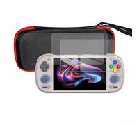 Custodia compatta per Retroid Pocket 6 Handheld Gamer con kit di protezione extra, resistente all'acqua, in EVA rigida, organizer per accessori e dischi, 25 x 12 x 5 cm (C)
