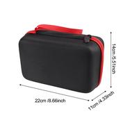 Custodia compatta per scanner OBD2 8,66 x 4,33 x 5,51 pollici con cerniera rossa