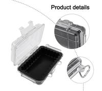 Custodia compatta Survival Box materiale ABS+PC+TPE con cuscinetti in gomma anti