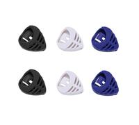 Custodia compatta triangoli per plettro per chitarra, resistente, in ABS, per un facile accesso e lunga durata