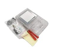 Custodia completa per Nintendo Gameboy Pocket GBP Game Shell con pulsanti e viti kit - trasparente # 2