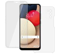 Custodia Completa Trasparente Pc + TPU Full Body 360 per Samsung Galaxy A02s