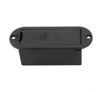 Custodia con batteria da 9 V per chitarra elettrica e basso, facile accesso alla sostituzione delle batterie in qualsiasi momento (scatola)