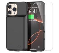 Custodia con batteria da viaggio per iPhone 16 Pro Max 6,9 pollici, 2025 nuova durata della batteria extra da 7000 mAh, ricarica rapida 15 W, custodia di ricarica esterna ricaricabile portatile con