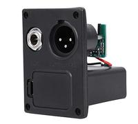 Custodia con batteria per chitarra da 9 V, custodia per batteria per pickup attivo per chitarra e basso, accessorio in plastica nera