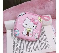 Custodia con cerniera 9,5x9,5 cm per auricolari, compatibile con Airpods, chiavetta USB, cavo dati, Kuromi, Cinnamoroll, Kitty, Mickey, Winnie,