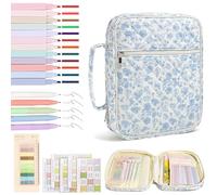 Custodia con Cerniera Biblica per Donna, Cover per la Bibbia, Borsa Della Bibbia Valigetta Larga, Custodia per Bibbia Grande, Bible Case per Donna Adatta per Bibbia di Dimensioni Standard (blu)
