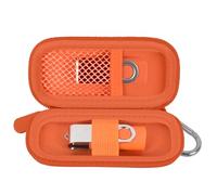 Custodia con chiavetta USB compatibile con SanDisk/per Samsung/per PNY Flash Drive, Memory Stick Thumb Drive, 16/32/128 GB, accessorio elettronico (arancione)