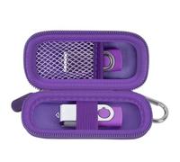 Custodia con chiavetta USB compatibile con SanDisk/per Samsung/per unità flash PNY, Memory Stick Thumb Drive, 16/32/128 GB, accessorio elettronico (viola scuro)