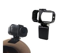 Custodia con clip per cappello per DJI Osmo Nano, tesa Easy Clip Morsetto Protettivo Lunetta Fissa Baseball Cap Clip Mount, NANO Action Camera POV HandFree Shooting Staffa Supporto Accessorio