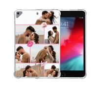 Custodia con collage di foto per iPad mini 2nd 7.9" 2013 A1489, A1490, A1491 | Cover in TPU trasparente personalizzata, sottile e morbida con protezione degli angoli rinforzati, regalo per lui e lei