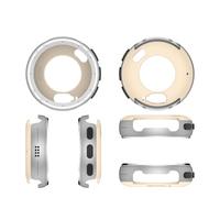 Custodia con Cornice Metallica per Garmin Venu 3S 41 mm, Copertura Protettiva con Cornice Rigida Antiurto e Antigraffio per Garmin Venu 3S Accessori Smartwatch (Argento)