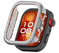 Custodia con diamanti glitter per Huawei Watch Fit 5 Pro, custodia rigida in policarbonato, custodia per smartwatch cover per donne ragazze