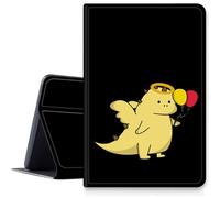 Custodia con dinosauro per iPad 9a/8a/7a generazione 10,2" 2021/2020/2019, custodia pieghevole in pelle PU antiurto con funzione di accensione/spegnimento automatico per iPad da 10,2 pollici