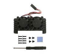 Custodia con dissipatore di calore in alluminio a doppia ventola per Zero 2W