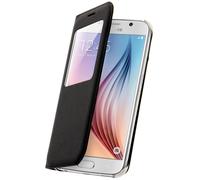 Custodia con Finestra S-View per Galaxy S6 - Nera