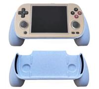 Custodia con impugnatura ergonomica per Anbernic RG40XX H, impugnatura modificata, custodia protettiva per gamepad per console portatile RG40XXH (grigio)