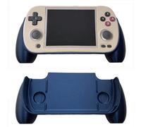 Custodia con impugnatura ergonomica per Anbernic RG40XX H, impugnatura modificata, custodia protettiva per gamepad per console portatile RG40XXH (nero)