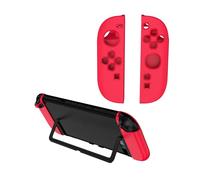 Custodia con Impugnatura in Silicone per Switch 2, Morbida Impugnatura Antiscivolo Antigraffio a Prova di Polvere per Switch 2 Gamepad (Rosso)