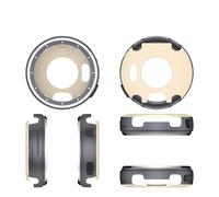 Custodia con lunetta in metallo per Garmin Vivoactive 6 per smartwatch Garmin Active 6, custodia rigida di ricambio, in tinta unita, antigraffio, anti goccia, con accessori di precisione (grigio)