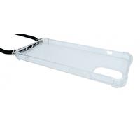 Custodia Con Nastro IN Silicone Trasparente Kompatibel Mit IPHONE 12 Max