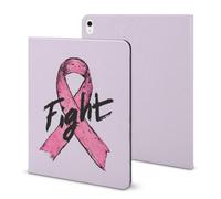 Custodia con nastro per la sensibilizzazione sul cancro al seno compatibile per iPad 2020 AIR 4 (11,9 pollici) Custodie per tablet cover protettiva auto wake/sleep