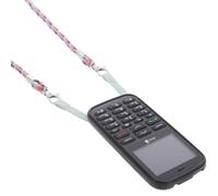 Custodia Con per Cellulare Doro 1370 Tracolla Nastro Corda Arcobaleno