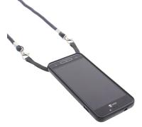 Custodia Con per Cellulare Doro 8035 Tracolla Nastro Corda Grigio Scuro