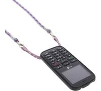 Custodia Con per Cellulare per Doro 1370 Tracolla Custodia Nastro Corda Bordeaux