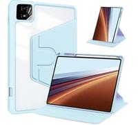 Custodia con rotazione a 360° adatta for Huawei Honor Pad GT2 Pro 12.5 pollici CHG-W60 2025 con portapenne e custodia posteriore in acrilico(Sky blue)