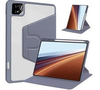 Custodia con rotazione a 360° adatta for Huawei Honor Pad GT2 Pro 12.5 pollici CHG-W60 2025 con portapenne e custodia posteriore in acrilico(Lavender)