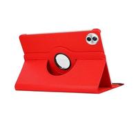 Custodia con supporto girevole a 360 gradi adatta for Huawei Honor Pad 9 X9 V9 X8Pro Custodia for tablet in pelle PU(Red,X9 11.5 2023)