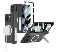 Custodia con supporto magnetico per Google Pixel 9 Pro Fold, compatibile con il caricabatterie MagSafe, con protezione schermo integrata, ultra