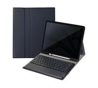 Avizar Tastiera QWERTY Bluetooth iPad Pro 12.9 Air 13 Custodia, Blu scuro