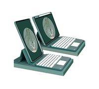 Custodia Con Tastiera Bluetooth Per Ipad Pro 11 4A Generazione, Ruotabile A 360°, Tastiera Wireless Magneticamente Staccabile Con Layout Italiano QWERTY,Dark green,6th 9.7 2018