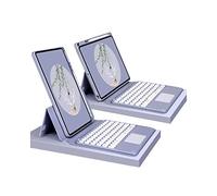 Custodia Con Tastiera Bluetooth Per Ipad Pro 11 4A Generazione, Ruotabile A 360°, Tastiera Wireless Magneticamente Staccabile Con Layout Italiano QWERTY,Light purple,9th 10.2 2020