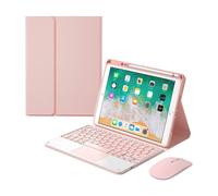 Custodia con tastiera e mouse touch compatibile con iPad Air di quinta/quarta generazione: la soluzione ideale per protezione e produttività.