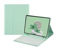 Custodia con tastiera e porta S Pen per Galaxy Tab A7 da 10,4", colore menta.