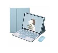 Custodia con tastiera e touchpad per Samsung Galaxy Tab S10 Lite 10,9 pollici (modello SM-X400/X406B) 2025, tastiera Bluetooth staccabile e mouse wireless, con porta penna