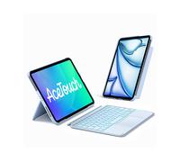 CUSTODIA CON TASTIERA INATECK Hülle con , QWERTZ, Type-C, Azzurro