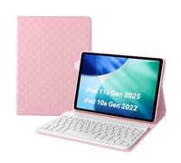 Custodia con Tastiera iPad 11 Generazione A16 2025, Slim Cover con Bluetooth Italiano QWERTY Tastiera per iPad 10 Generazione 10.9” 2022 (rosa)