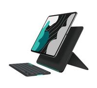 Logitech Flip Folio - Custodia con tastiera per iPad in Graphite, iPad Pro da 11 pollici (M4), iPad Air da 11 pollici (M2 e M3), iPad Air (5ª gen)