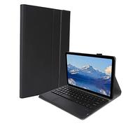 Custodia con Tastiera per Galaxy Tab A7 T500 / T505 da 10,4 Pollici Tablet, Cover Posteriore in Pelle PU, con Tastiera Bluetooth Wireless Rimovibile e Touchpad(Nero)