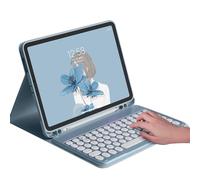 Custodia con tastiera per Galaxy Tab S8/S7 11 pollici, colore azzurro cielo