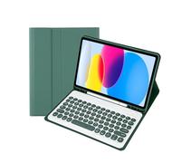 Custodia con tastiera per iPad 10,2 9a/8a/7a generazione 2021/2020 2019/Air 10,5" 2019 / Pro 10,5 2017 Custodia con tastiera Bluetooth staccabile con supporto ribaltabile e porta matita