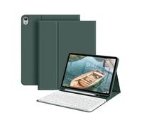 Custodia con tastiera per iPad 10,2 pollici 9a/8a/7a generazione, Air 3a generazione 2019, tastiera Bluetooth staccabile wireless con custodia porta matita per iPad Pro 10,5 pollici 2017