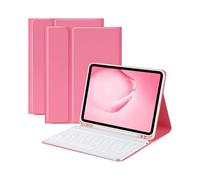 Custodia con tastiera per iPad 10,2 pollici 9th generazione 2021/8th generazione 2020/7th generazione 2019 Tastiera Bluetooth staccabile wireless con custodia porta matita
