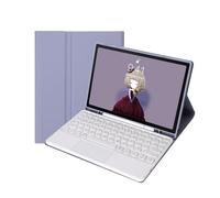 Custodia con tastiera per iPad 9a gen 2021/8a gen 2020/7a generazione 2019 10,2", custodia sottile con tastiera Bluetooth rimovibile e porta matita per iPad Air 3/Pro 10,5