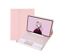 Custodia con tastiera per iPad 9a gen 2021/8a gen 2020/7a generazione 2019 10,2", custodia sottile con tastiera Bluetooth rimovibile e porta matita per iPad Air 3/Pro 10,5